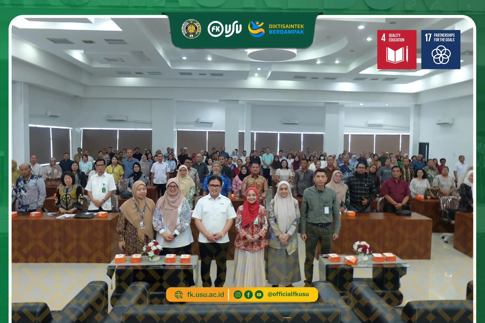 Dekanat FK USU Gelar Pertemuan Bersama Orang Tua Mahasiswa Baru Tahun Akademik 2026/2027
